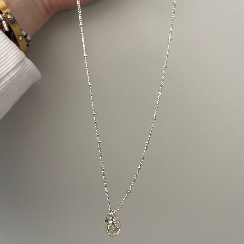 Silver Multi Pendant Necklace